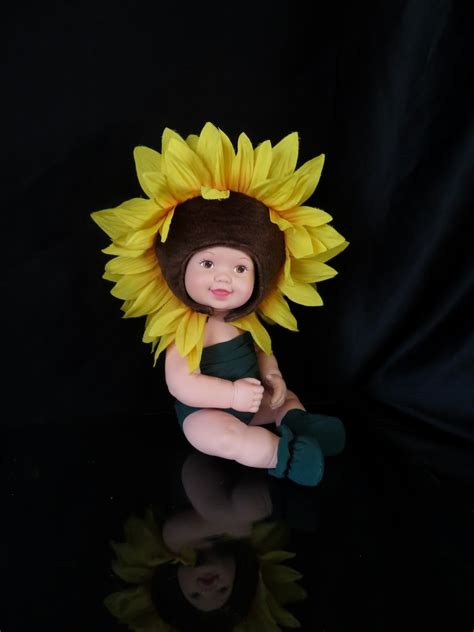 Special Edition Anne Geddes Sunflower Baby Doll Etsy