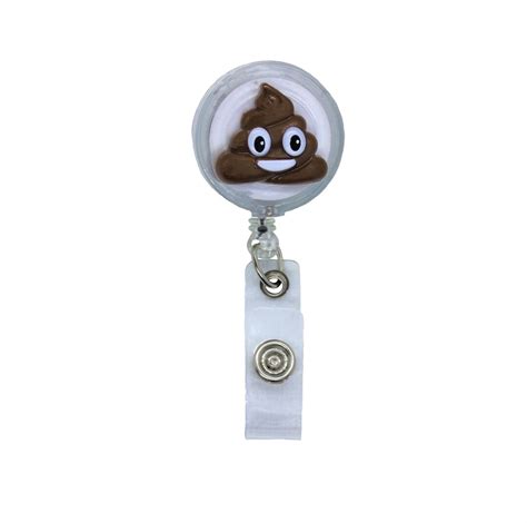 Poop Emoji Badge Reel Nurses Badge Reel Medical Badge Reel Etsy