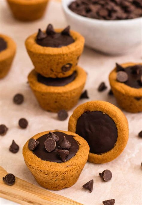 Chocolate Chip Cookie Cups Vegan Gf Watch Learn Eat