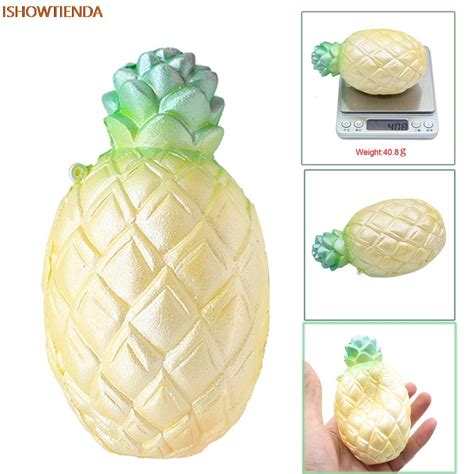 squishy slow rising jumbo pineapple scented cream super slow rising cute pu squeeze toys stress