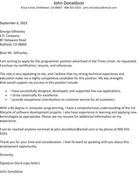 Job Application Letter Sample 19 Job Application Lett - vrogue.co
