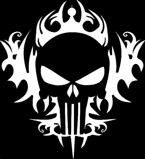 Team Punisher Wrestling Punisher Skull Art Skull Stencil