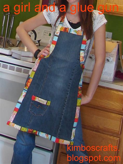 Turn Old Jeans Into Amazing Apron Diy Craft Projects