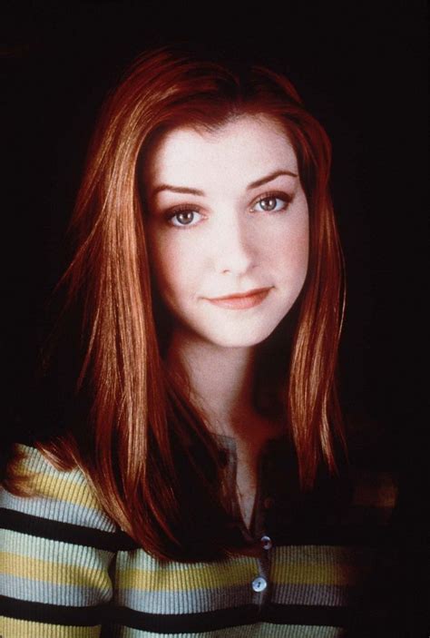 Alyson Hannigan Soft Beautiful Promo Photo Portrait From Buffy Season 2