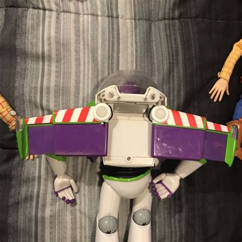 Talking Woody And Talking Buzz Lightyear 16” Toy Story Action Figure Lot