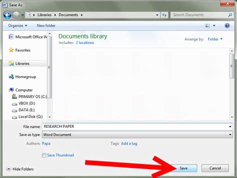 How To Save A Document In A Windows Based System 4 Steps