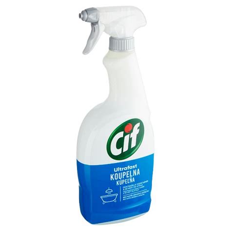 Cif Ultrafast Bathroom Spray Cleaner 750ml Tesco Groceries