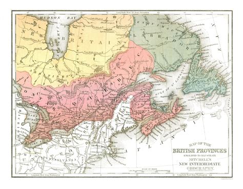British Provinces Canada Mitchell 1869 2947 X 23