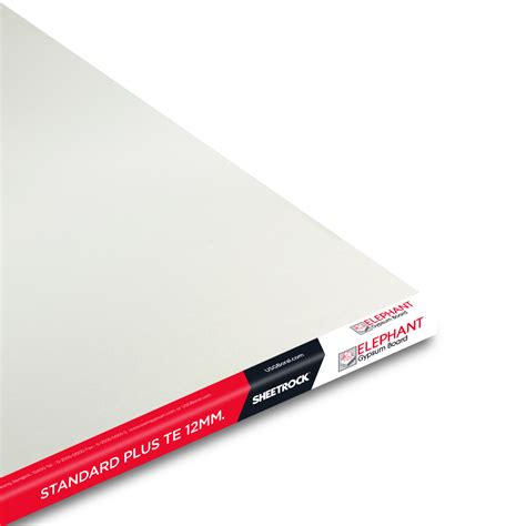 It's ideal for wall or ceiling applications and weighs up to 30% less than traditional drywall, so it's easy to work with and simple to install. Standard Gypsum board 4' x 8' x 12 mm - ZMARTBUILD Shopping