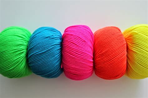 Little Woollie Neon Colours New Wool In The Shop