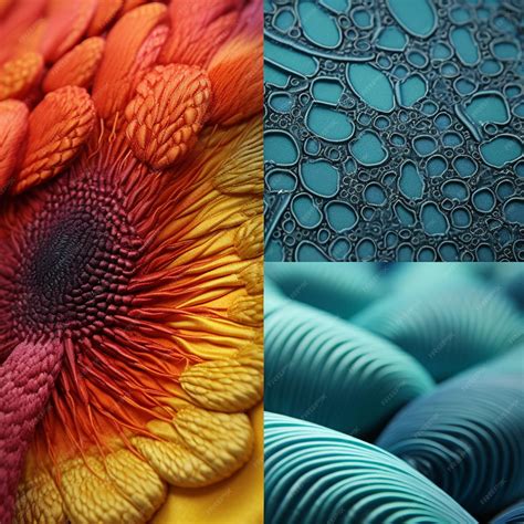 Premium AI Image | Fabric Symphony A Visual Symphony of Macro Texture