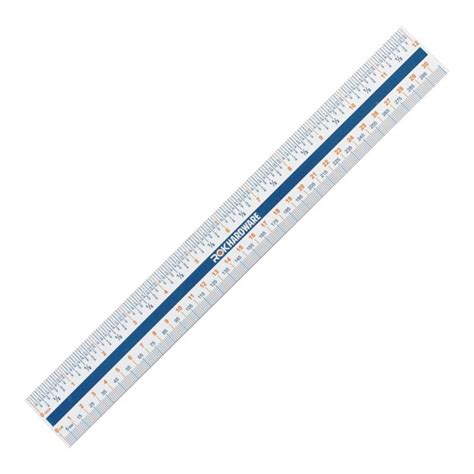 Ruler with millimetre and centimetre marks. Rok Hardware Measuring Plastic Flexi 12" Easy To Read ...