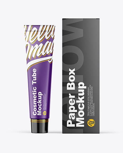 Cosmetic Tube And Box Mockup Free Download Images High Quality Png 