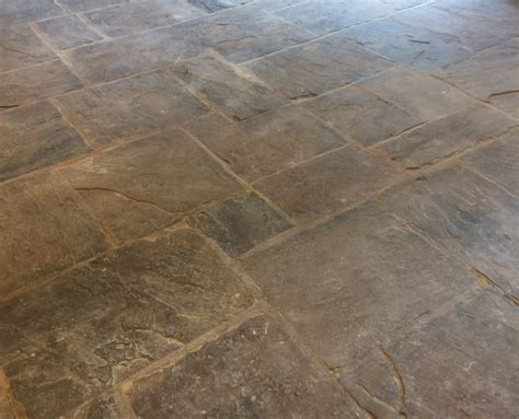 Yorkstone Flagstone Floor In Glossop High Peak Derbyshire Tile