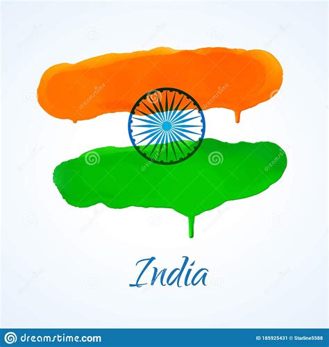 Elegant Indian Happy Republic Day Background Design Stock Vector