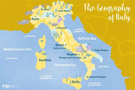 The Geography Of Italy Map And Geographical Facts