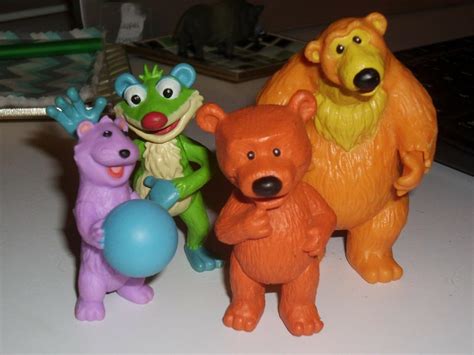 4 Bear In The Big Blue House Pvc Figures Pippop Ojo Treelo And Bear