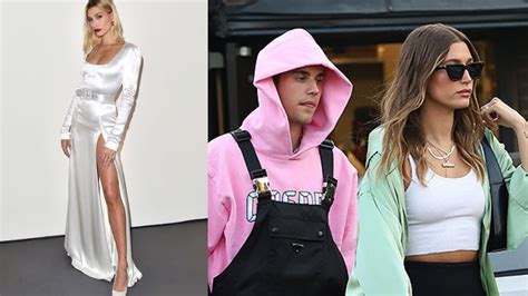 hailey baldwin rocks sexy mini skirt with a high slit on dinner date with justin bieber youtube