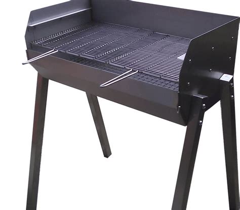 SS Adjustable Height Stainless Steel Charcoal Barbecue BBQ Mad Custom Barbecues