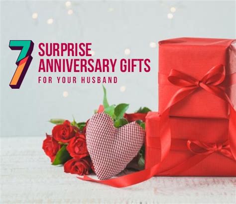 These can also be great surprise gifts. 7 Surprise Anniversary Gifts For Your Husband | CashKaro Blog
