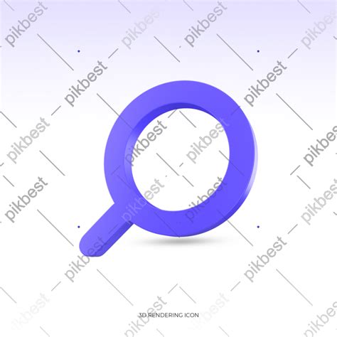 Realistic 3d Search Icon Psd Png Images Free Download Pikbest