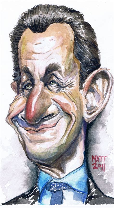 Matt Ryder Caricature Nicolas Sarkozy Caricature