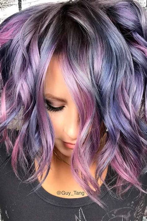 15 Gorgeous Options For Purple Ombre Hair Metallic Hair