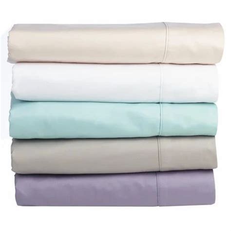 600tc Cotton Bed Sheet Whiteand Pastel Color Queenking Size At Rs