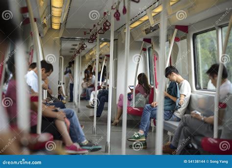 Subway Apm Line In Guangzhou Editorial Stock Image Image Of Indoor