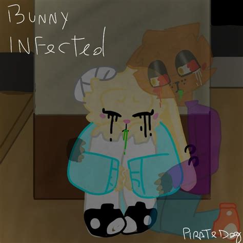 Bunny Infected By Meh In 2020 Piggy Bunny Cute Art