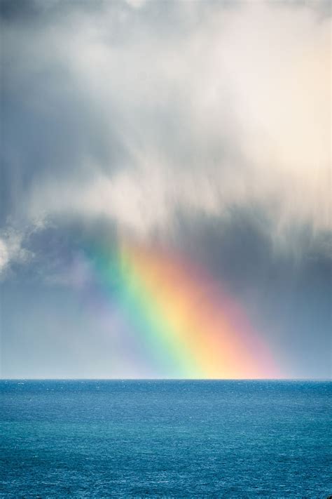Rainbow At Sea Rainbow Photography Rainbow Sky Rainbow Pictures