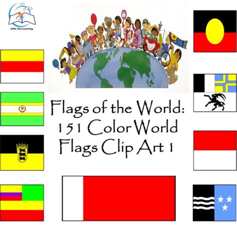 Clip Art Flags By Mael Teaching Resources Tes