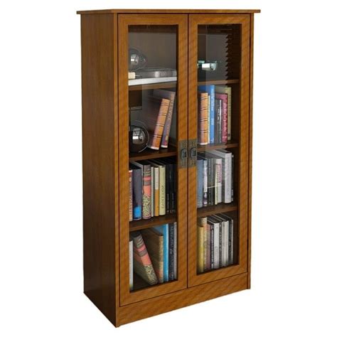 Oak Bookcases With Glass Doors Ideas On Foter Bookcase With Glass