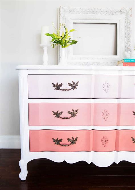 How To Paint Furniture And Ombre Dresser I Heart Nap Time