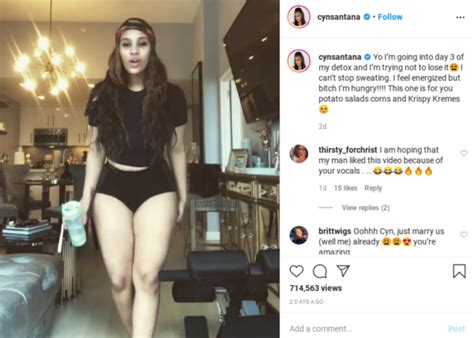 Marry Us Already Cyn Santana Shakes Up The Gram After Prancing Around In Her Underwear