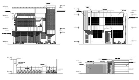 Reception Counter Plan And Elevation Design Dwg File Cadbull My Xxx