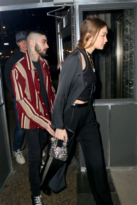 The singer recognizes her from her picture, and asks her out. GIGI HADID and Zayn Malik Celebrates His 27th Birthday in ...