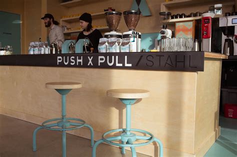 Olivia used her hands to push the basketball towards the hoop. Push X Pull Finds Equilibrium in New Portland Roastery ...