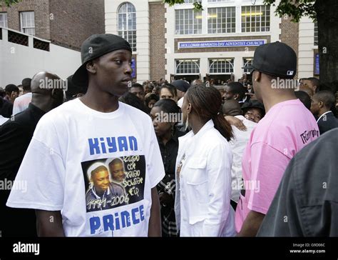 Kiyan Prince funeral Stock Photo - Alamy