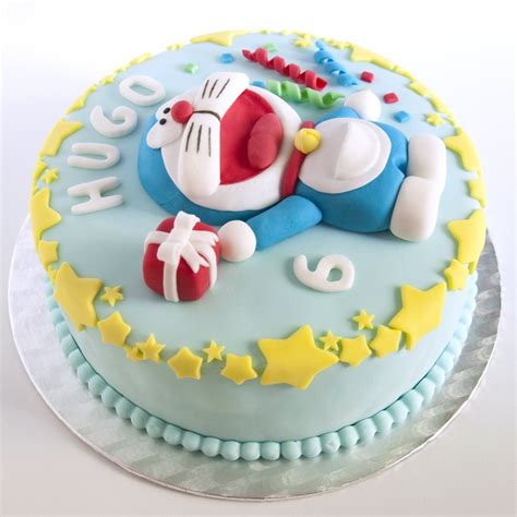 Doraemon Cake I Love This Blog Doraemon Cake Fondant Cakes Kids Cake