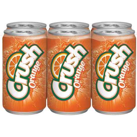 Crush Orange Soda 75 Fl Oz Cans 6 Pack
