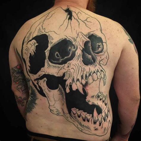 Skull Tattoo On Back Best Tattoo Ideas Gallery