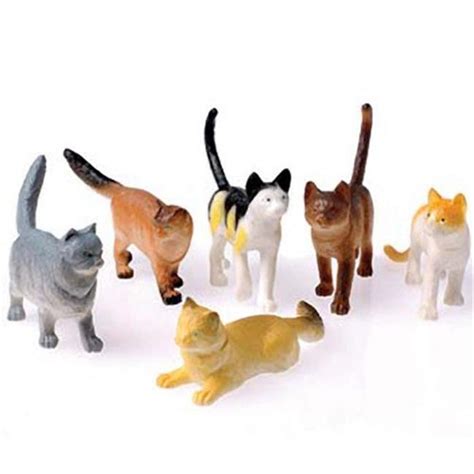 Ustoy 2384x9 4 In Plastic Toy Cats 9 Per Pack Pack Of 12 Walmart
