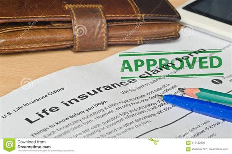 Guaranteed benefits1 in the form of lump sum or regular income to achieve your life goals life insurance cover4 for financial security of your family Life Insurance Claim Form On A Wooden Surface Editorial Photo - Image of approved, medical ...