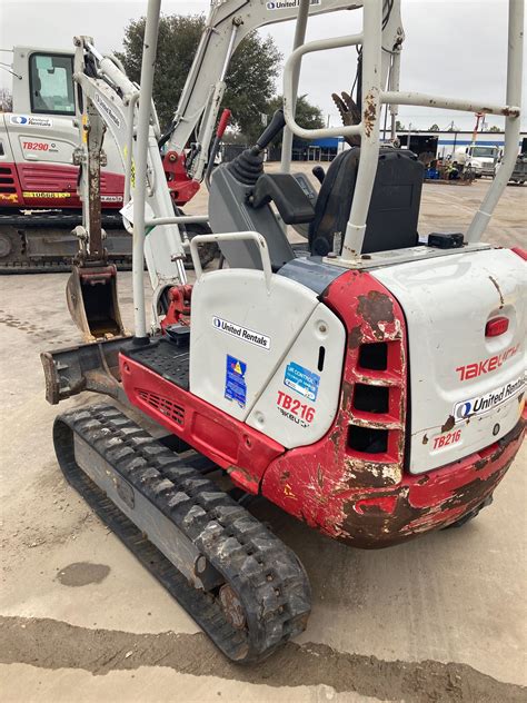 Used 2017 Takeuchi Tb216 Mini Excavator For Sale In College Station Tx