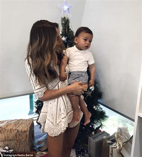 Afl Wag Nadia Bartel Shares Instagram Video With Son Aston Daily Mail