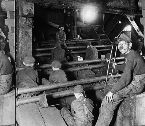 Pennsylvania Coal Miners Nminers And Slate Pickers In An Anthracite