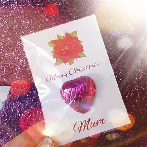 Poinsettia Christmas Table Favours Personalised Christmas Etsy
