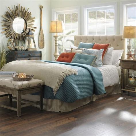 The bedroom rug played a critical part in the design of the bedroom, collins. Coastal Bedroom Design and Decoration Ideas - For Creative ...