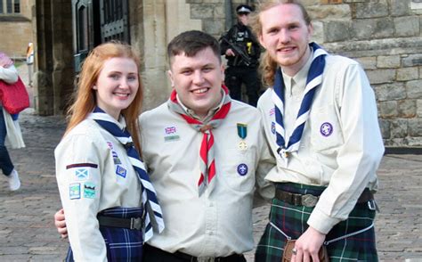 royal parade honour for local scouts inverclyde now